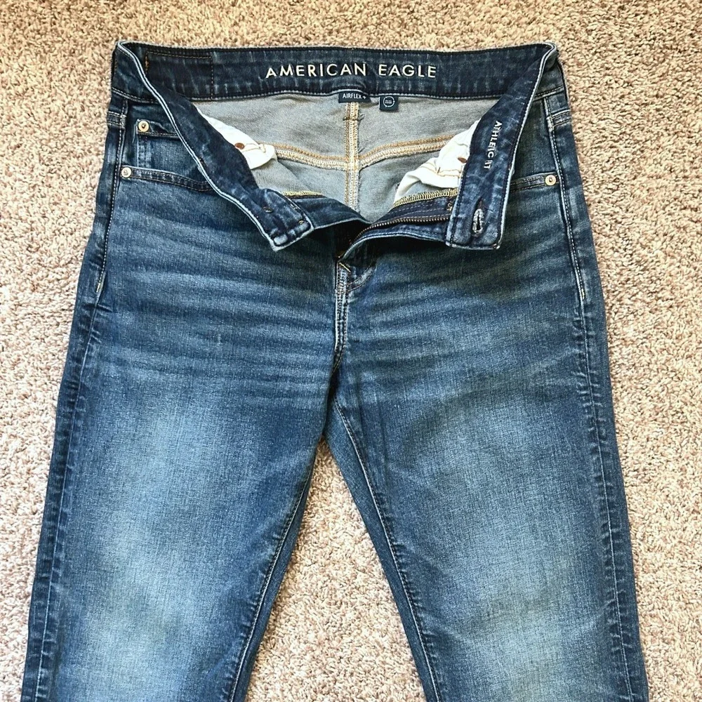 American Eagle I Athletic Fit‎ Men's Blue Denim Jeans Airflex+ I Size 30 x32